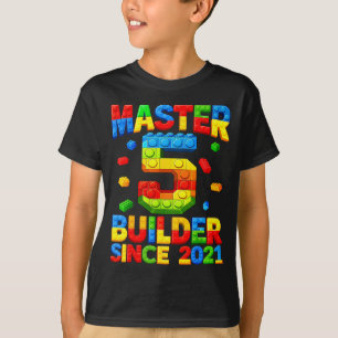 Baumeister 5. Geburtstag 2021 5 Jahre alt T-Shirt
