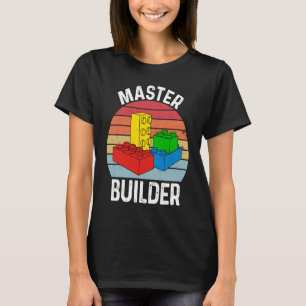 Baumeister Baustein-Spielzeug 1 T-Shirt