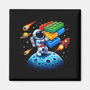 Baumeister Weltraum Astronaut Kadett Gebäude Magnet