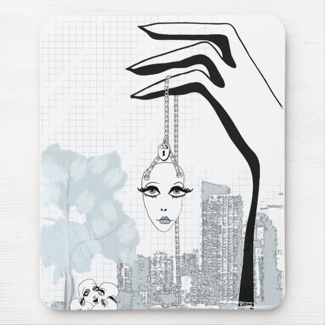 Baumelnde Partizipien Mousepad (Vorne)