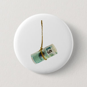 Baumelndes britisches Pfund Button