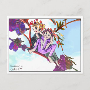 Baumfairies 1 postkarte