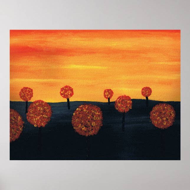 Baumfeld Poster (Vorne)