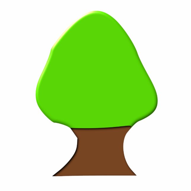 Baumfotoskulptur Freistehende Fotoskulptur (Vorne)