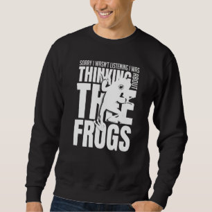 Baumfrosch-Heimtier-Lebensraum-Terrarium-Pflege-Ei Sweatshirt