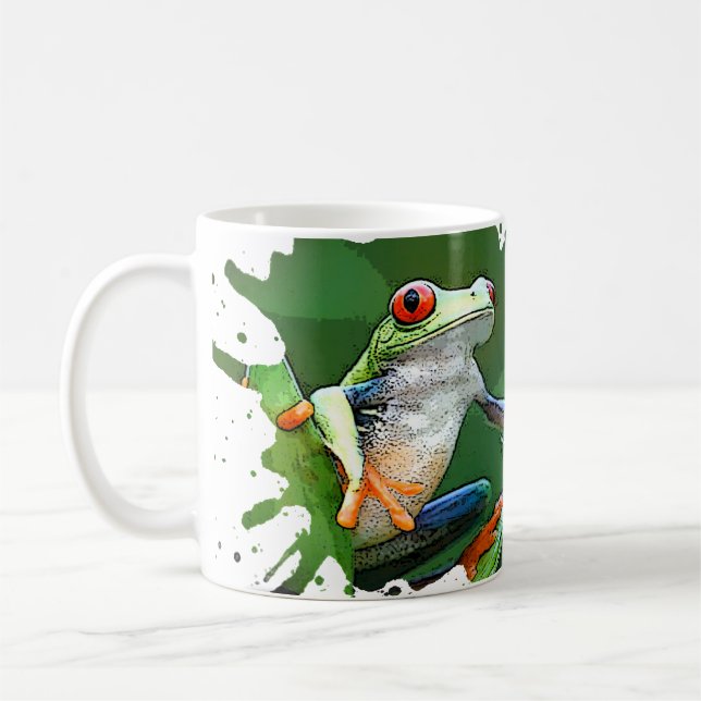 Baumfrosch Kaffeetasse (Links)