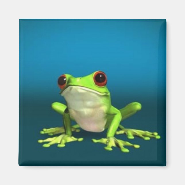 Baumfrosch-Magnet Magnet (Vorne)