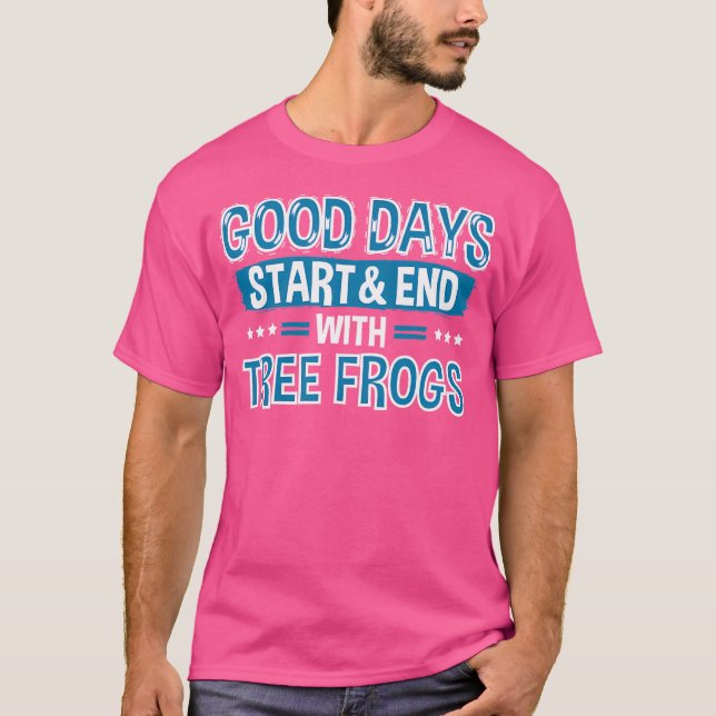 Baumfrösche Lover Kleidung Tierziffer Tree Frosch T-Shirt (Vorderseite)