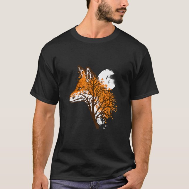 Baumfuchs schöner T - Shirt (Vorderseite)