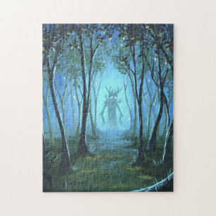 Baumgeist im Wald Puzzle