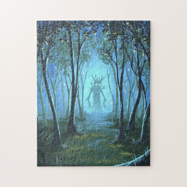 Baumgeist im Wald Puzzle (Vertikal)