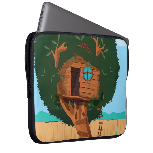 Baumhaus Laptopschutzhülle (Vorne Rechts)