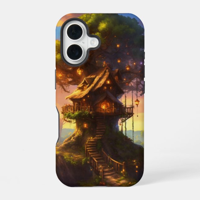 Baumhaus Träume - iPhone Case Hülle iPhone 16 Hülle (Rückseite)