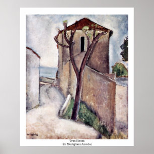 Baumhaus von Modigliani Amedeo Poster