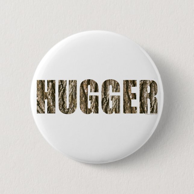 Baumhugger Button (Vorderseite)