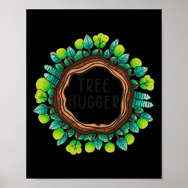 Baumhugger Natur Umweltschutz Erde Poster (Vorne)