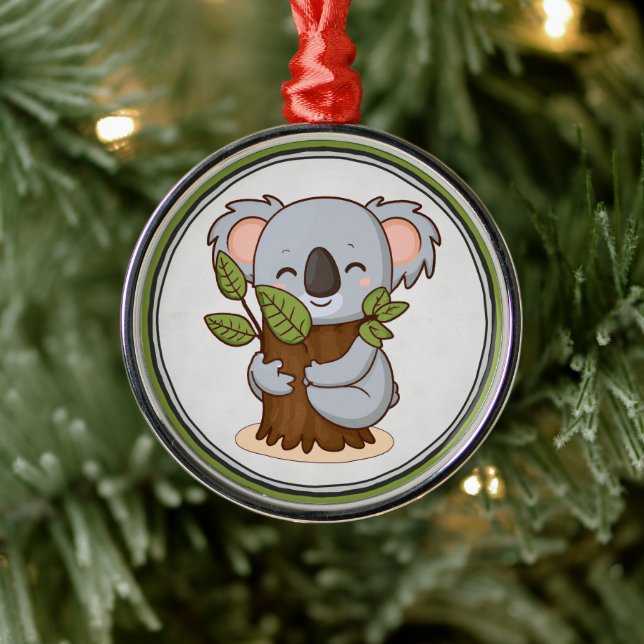 Baumhugginger Koalagebär Ornament Aus Metall (Baum)