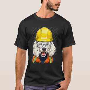 Baumitarbeiter Pudel Arbeiter Tier Haustier Hund T-Shirt