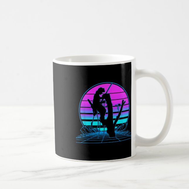 Baumkletterndes Pastell-Goth-Vaporwave  Kaffeetasse (Rechts)