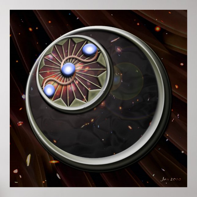 Baumkreis 1 poster (Vorne)