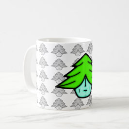 Baumkrieger (Cartoon wie Gesicht) v1.1 Kaffeetasse