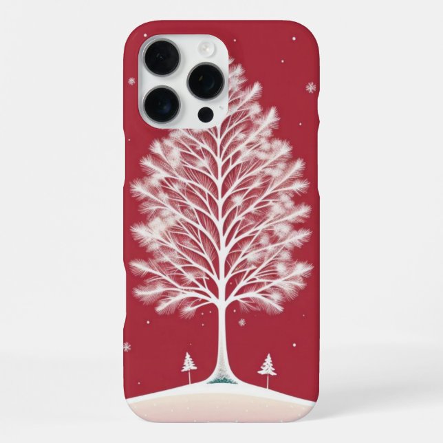 Baumkristall iPhone Hülle (Rückseite)