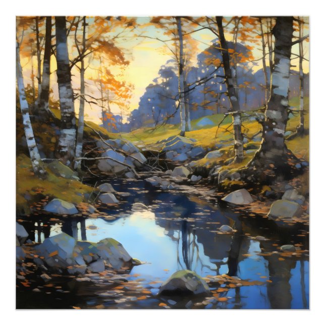 Baumlandschaft Fotodruck (Vorne)