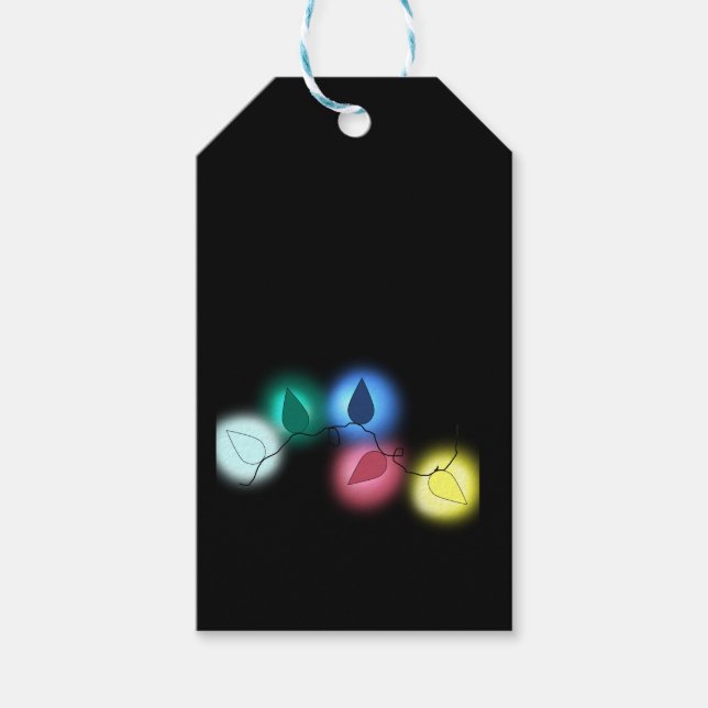 Baumlichter Geschenkanhänger (Vorderseite)