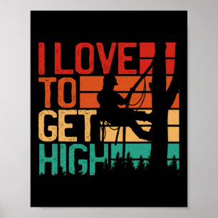 Baumliebhaber Bekommen Hoch Retro Outdoor Baum C Poster