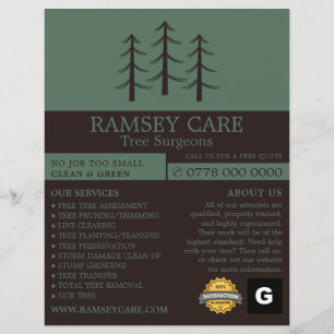 Baumlogo - Baumchirurg - Arborist Flyer