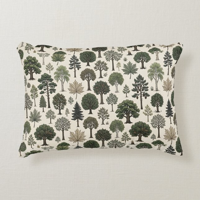 Baummuster Dekokissen (Vorderseite)