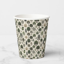 Baummuster Pappbecher