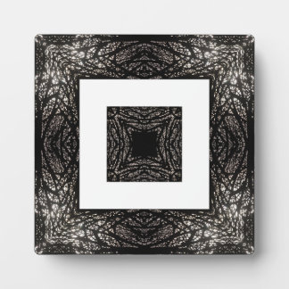 Baummuster schwarz-weiß fotoplatte