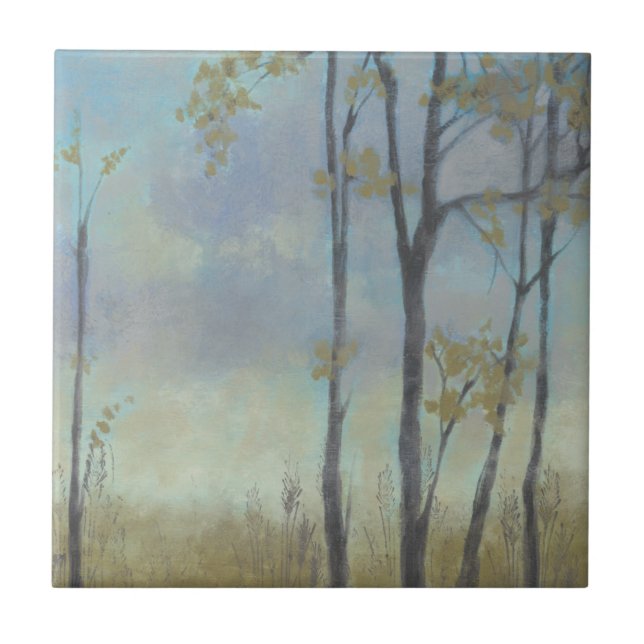 Baumnähte Weizengras I Fliese (Vorderseite)