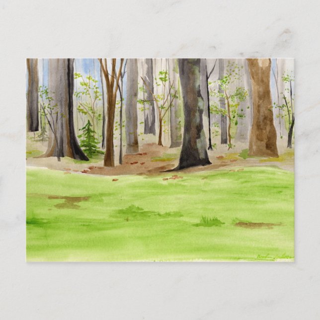 Baumpostkarte Postkarte (Vorderseite)