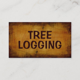 Baumprotokollierung Antike Visitenkarte