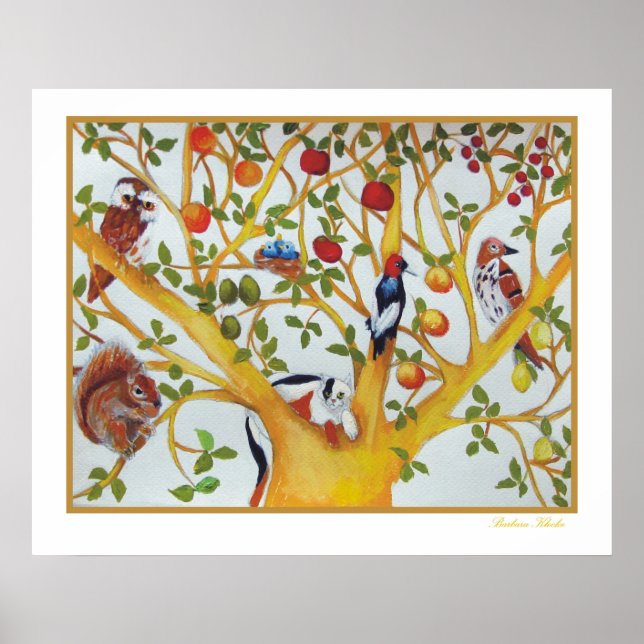 Baumreihe, Poster (Vorne)