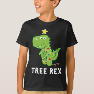 Baumrex. Animal Pun Funny Dinosaur Christmas Paja T-Shirt