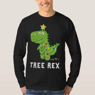 Baumrex. Animal Pun Funny Dinosaur Christmas Paja T-Shirt