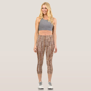 Baumrinde Capri Leggings