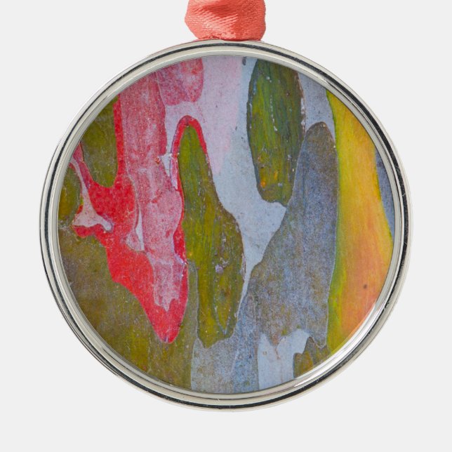 Baumrinde, Italien Silbernes Ornament (Vorne)