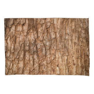 Baumrinde Textur, natürlicher Holzhintergrund. Kissenbezug