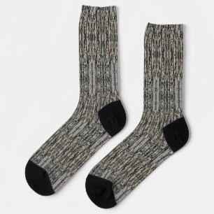 Baumrindenmuster eifersüchtig socken