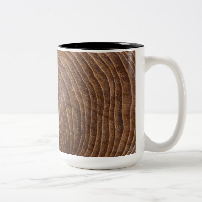 Baumringe Zweifarbige Tasse (Rechts)