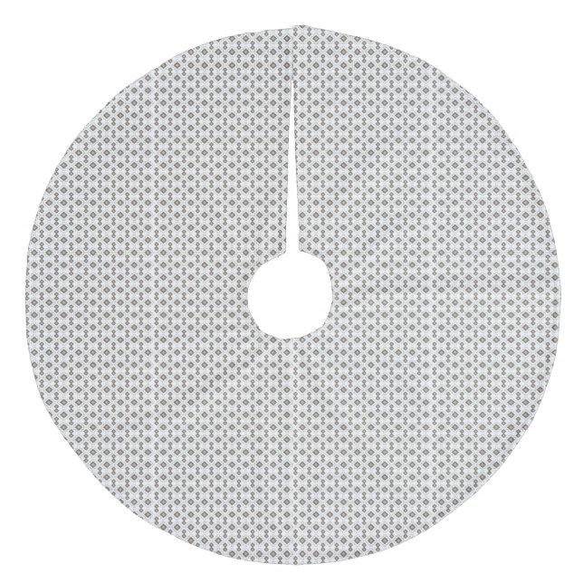 Baumrock Fleece Weihnachtsbaumdecke (Vorderseite)