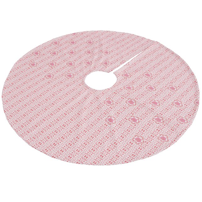 Baumrock Fleece Weihnachtsbaumdecke (Schrägansicht)