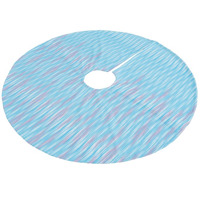 Baumrock Fleece Weihnachtsbaumdecke (Schrägansicht)