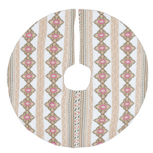 Baumrock Leinenimitat Weihnachtsbaumdecke