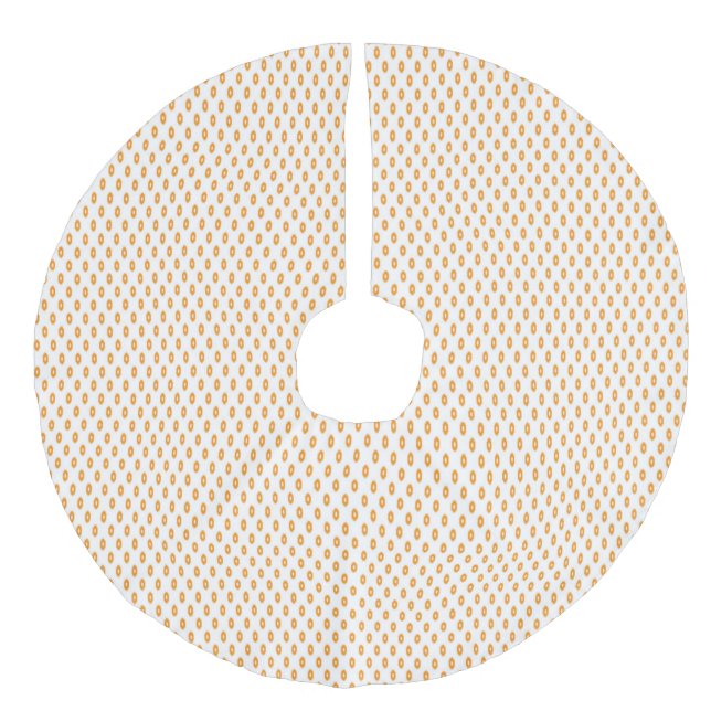 Baumrock Leinenimitat Weihnachtsbaumdecke (Vorderseite)