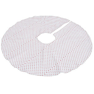 Baumrock Leinenimitat Weihnachtsbaumdecke